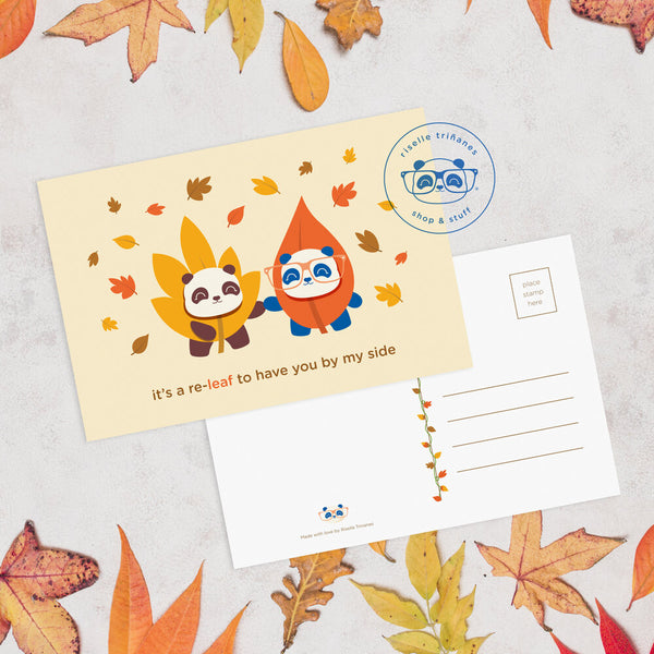 *LIMITED EDITION* "Leaf Some Love" Postcard Set (Riselle Trinanes x Cheery Human Collab)