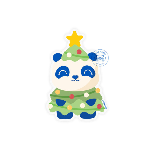 Pandasal Christmas Tree Vinyl Sticker