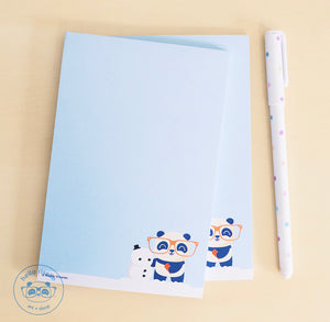 Pandasal and Snowman Winter Notepad