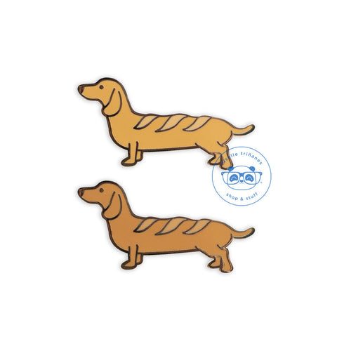 "Doguette" the Bread Dog Baguette Enamel Pin