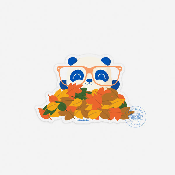 Pandasal Autumn/Fall Leaves Vinyl Sticker