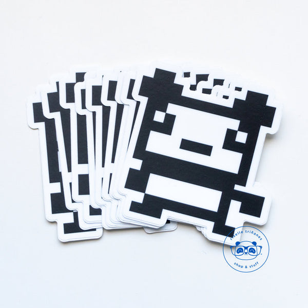 Pocket Panda & 8-Bit Panda Vinyl Stickers