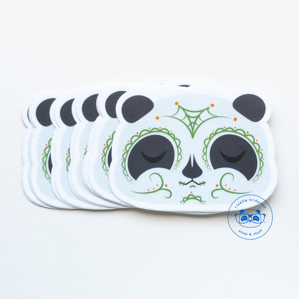 Sugar Skull Panda Vinyl Sticker
