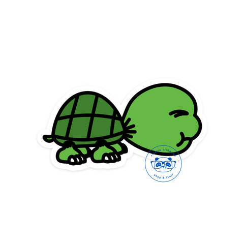 Chubby Turtle Vinyl Sticker