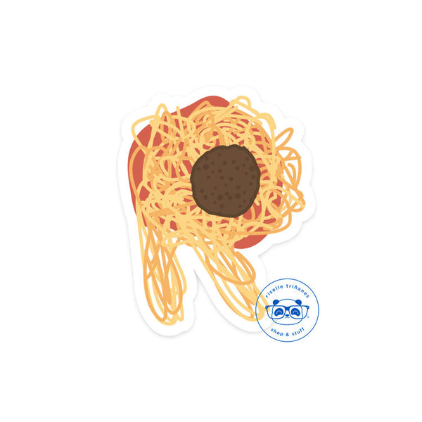 Spaghetti Vinyl Sticker