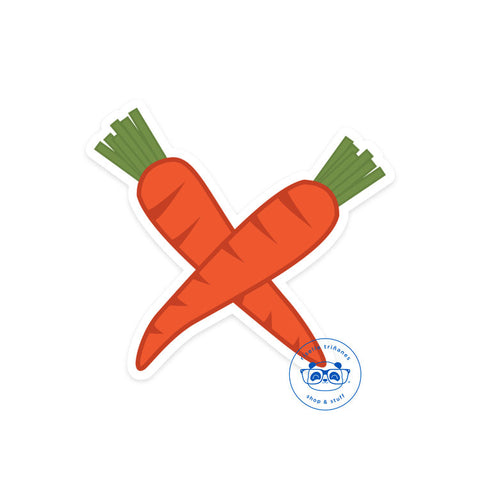 Carrot Vinyl Sticker