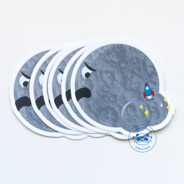 Moon Landing Vinyl Sticker